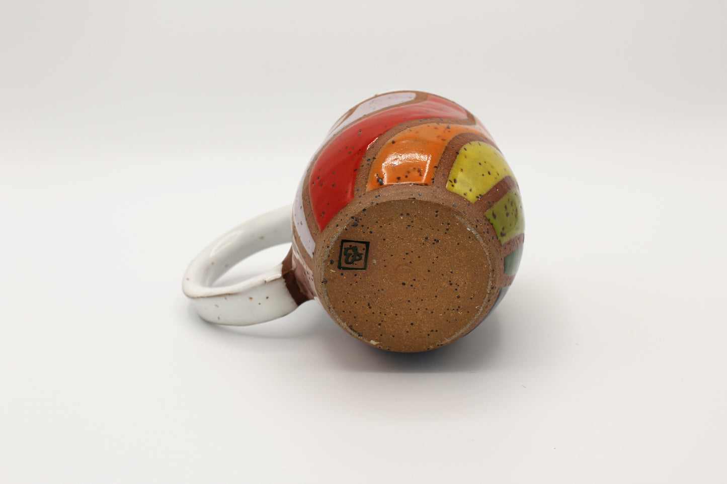 Rainbow Stoneware Mug