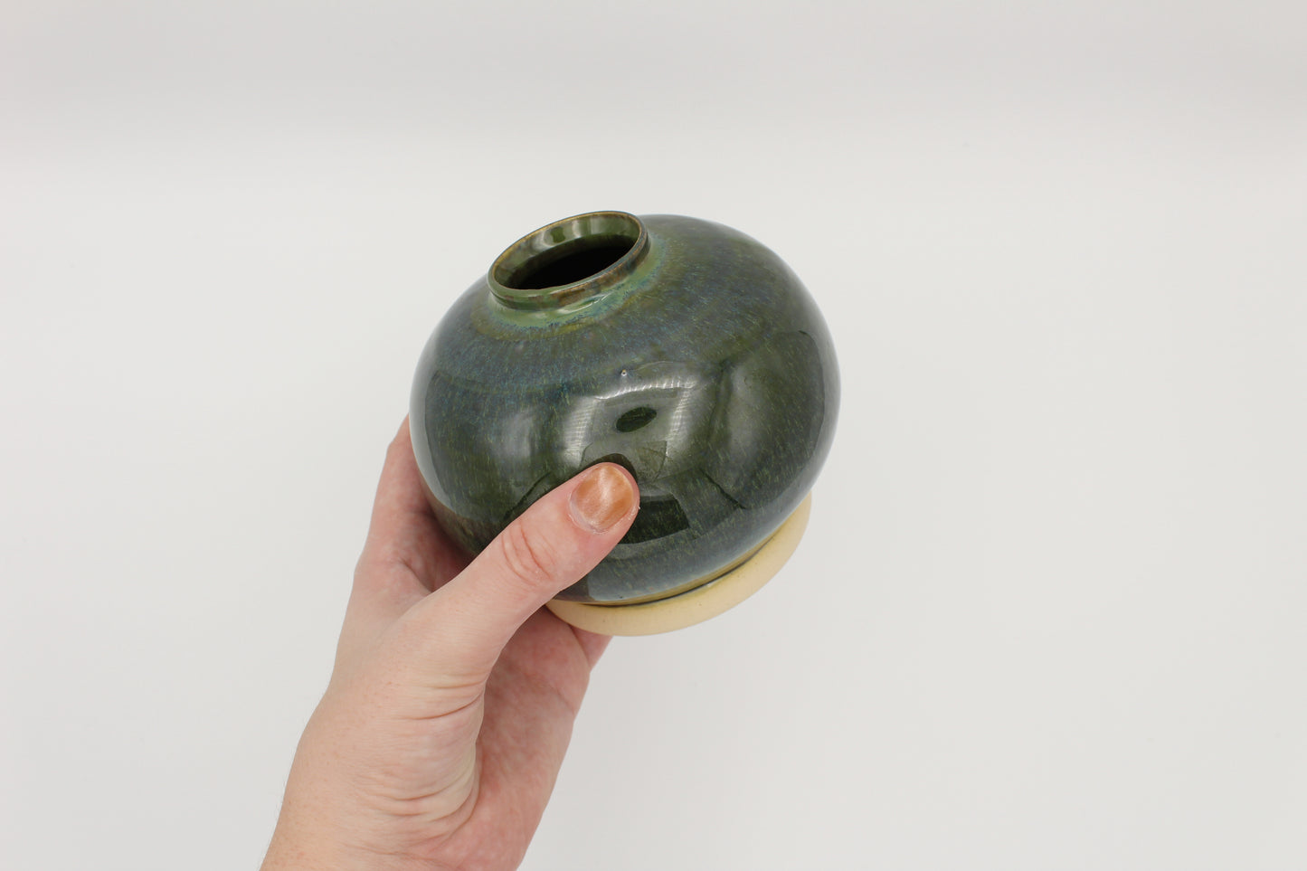 Green Moon Jar