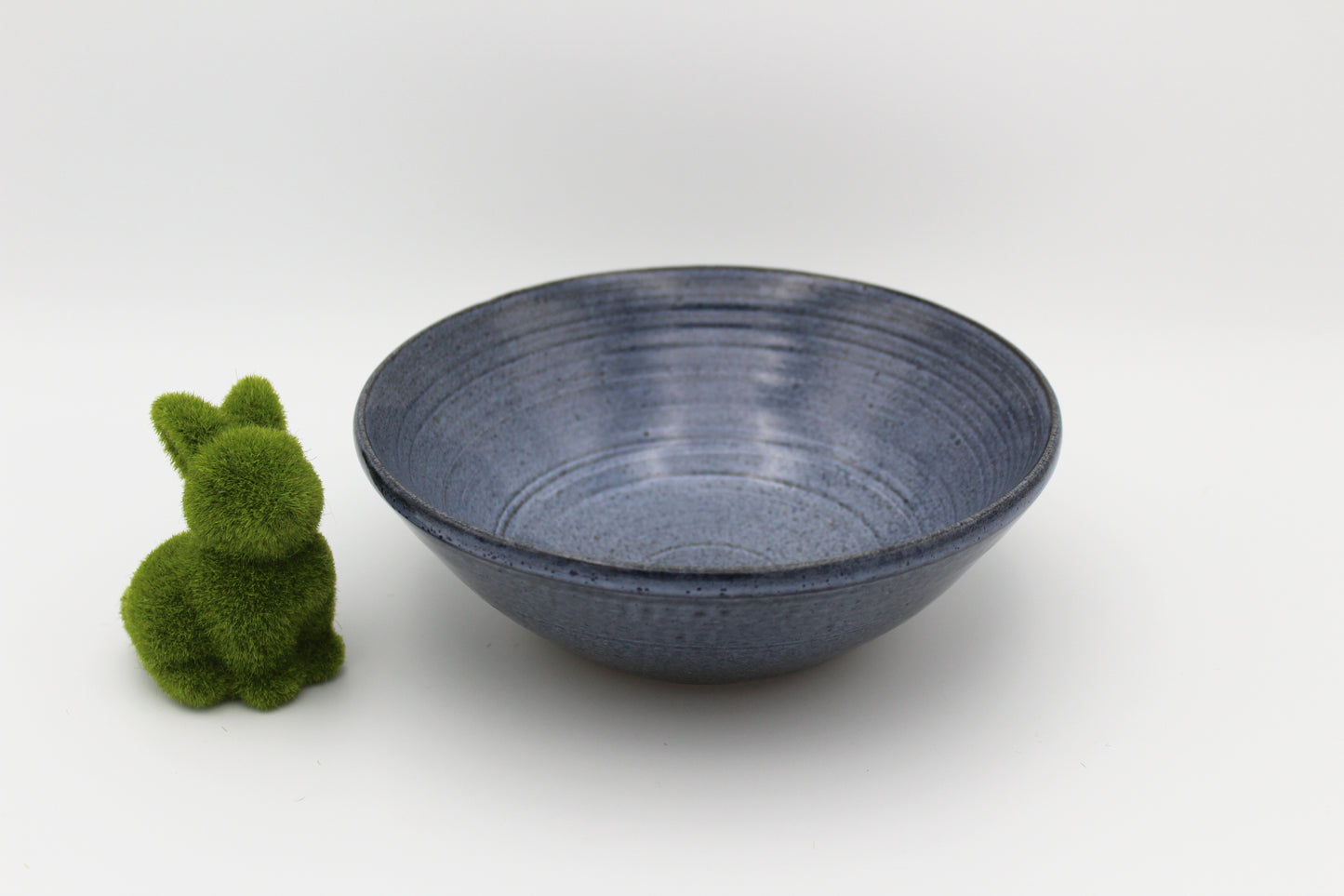 Stoneware Bowl in Blue Speckle
