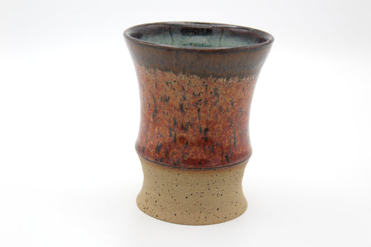 Metallic Stoneware Tumbler (Copper and teal)