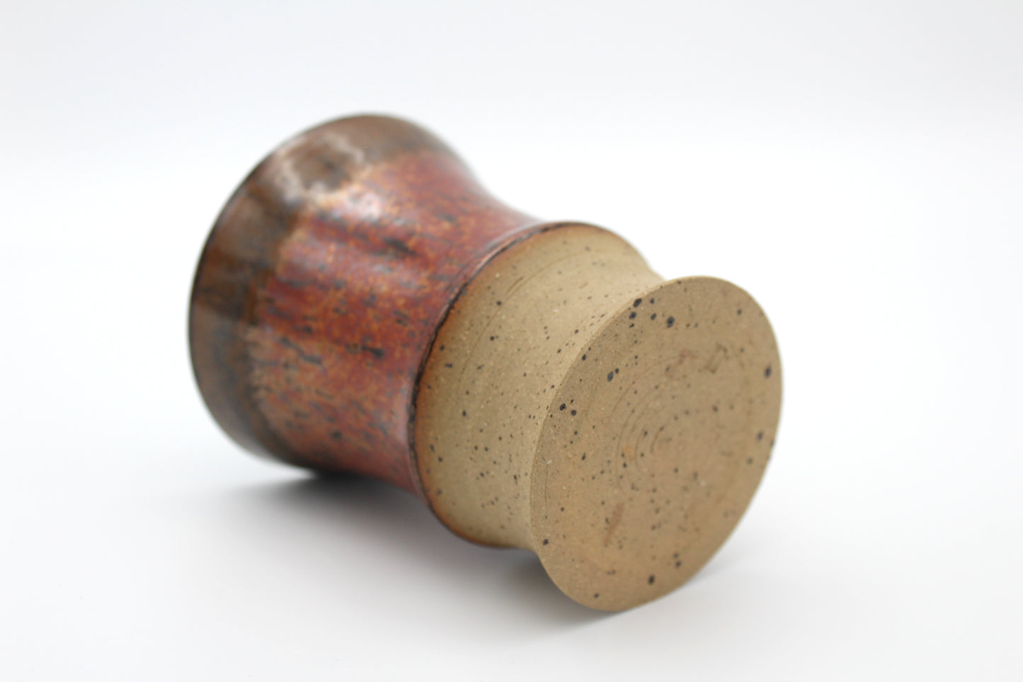 Metallic Stoneware Tumbler (Copper and teal)
