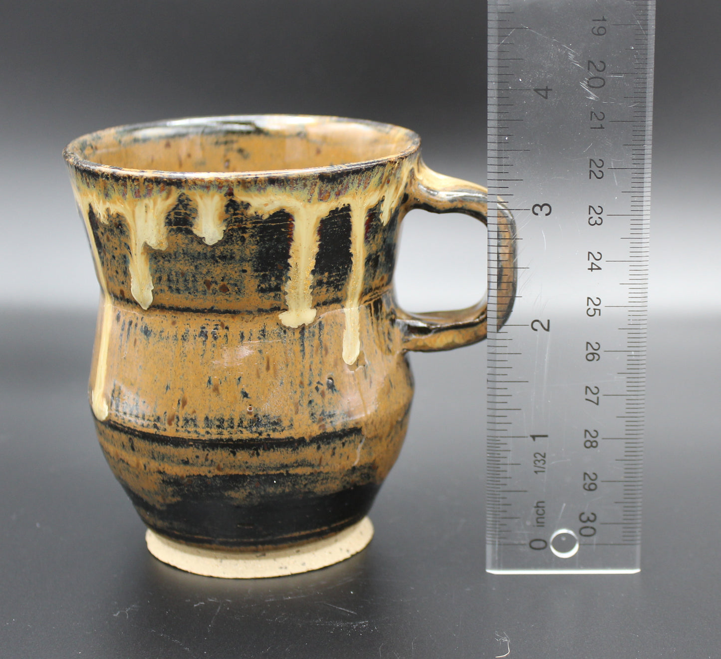 Stoneware Mug with One-Finger Handle