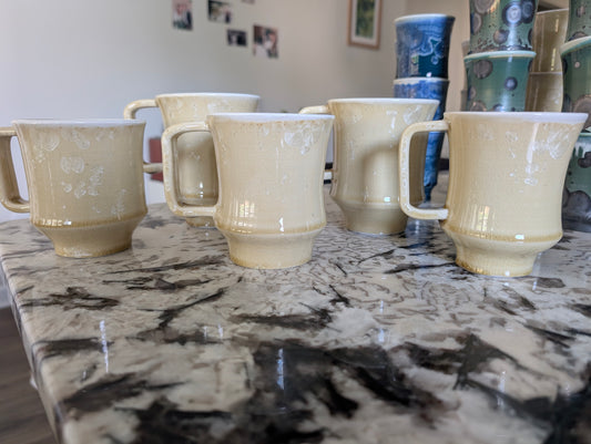 NCMA Amber Crystalline Mugs